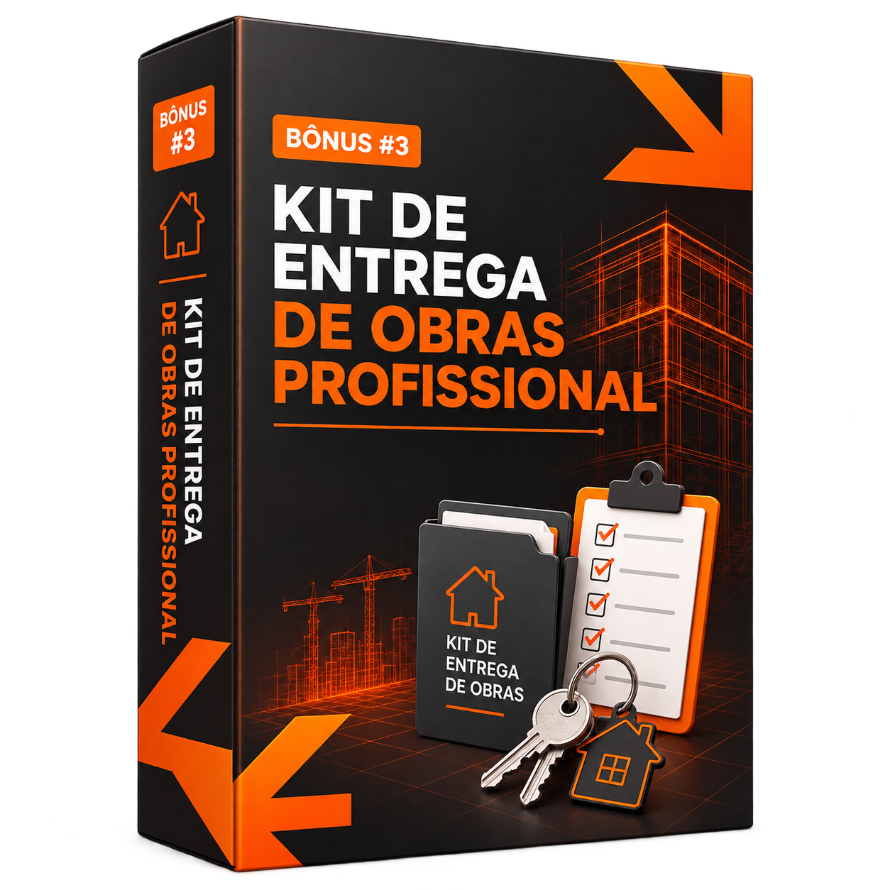 Mockup do bônus Kit de Entrega de Obras Profissional